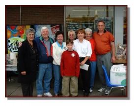Group photo of the volunteers at the Gananoque A&P 2000 BBQ Fundraiser